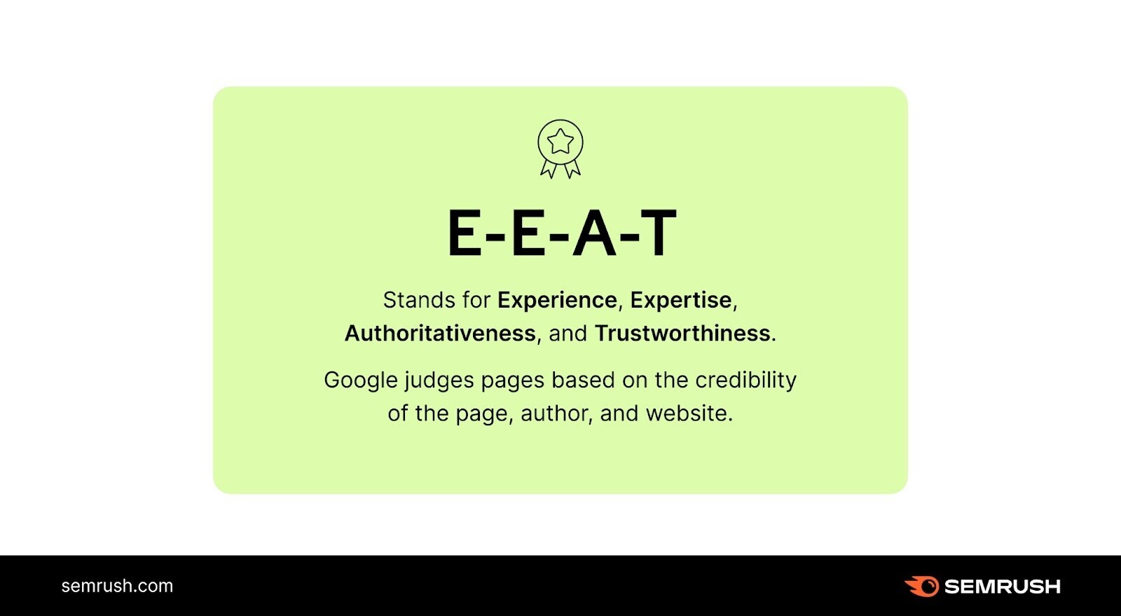 an infographic explaining what E-E-A-T stands for