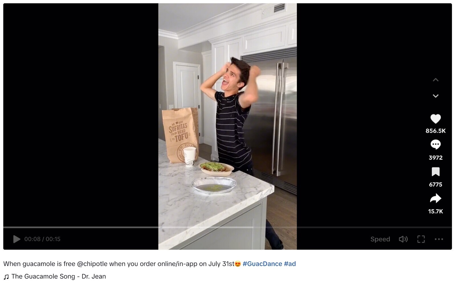 Chipotle’s #GuacDance challenge