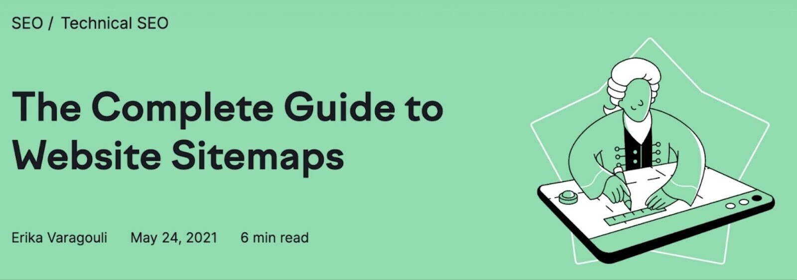 "The Complete Guide to Website Sitemaps" title