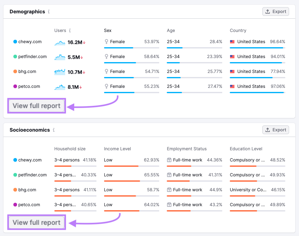 Audience Overview report