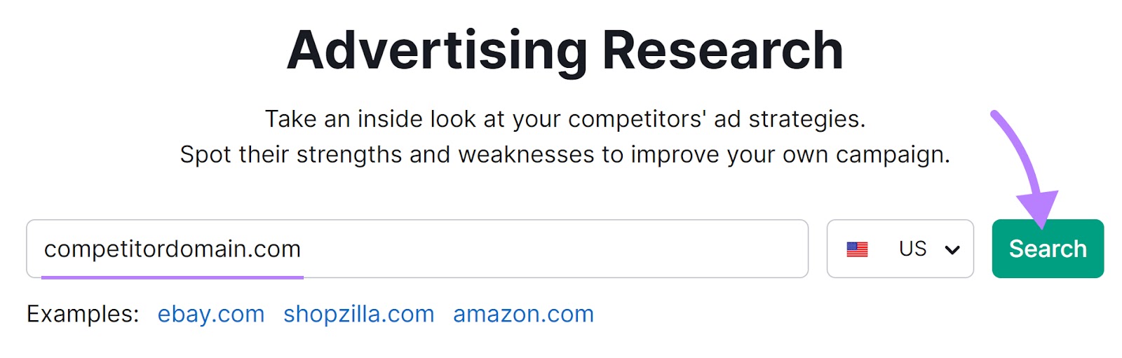 Advertising Research tool