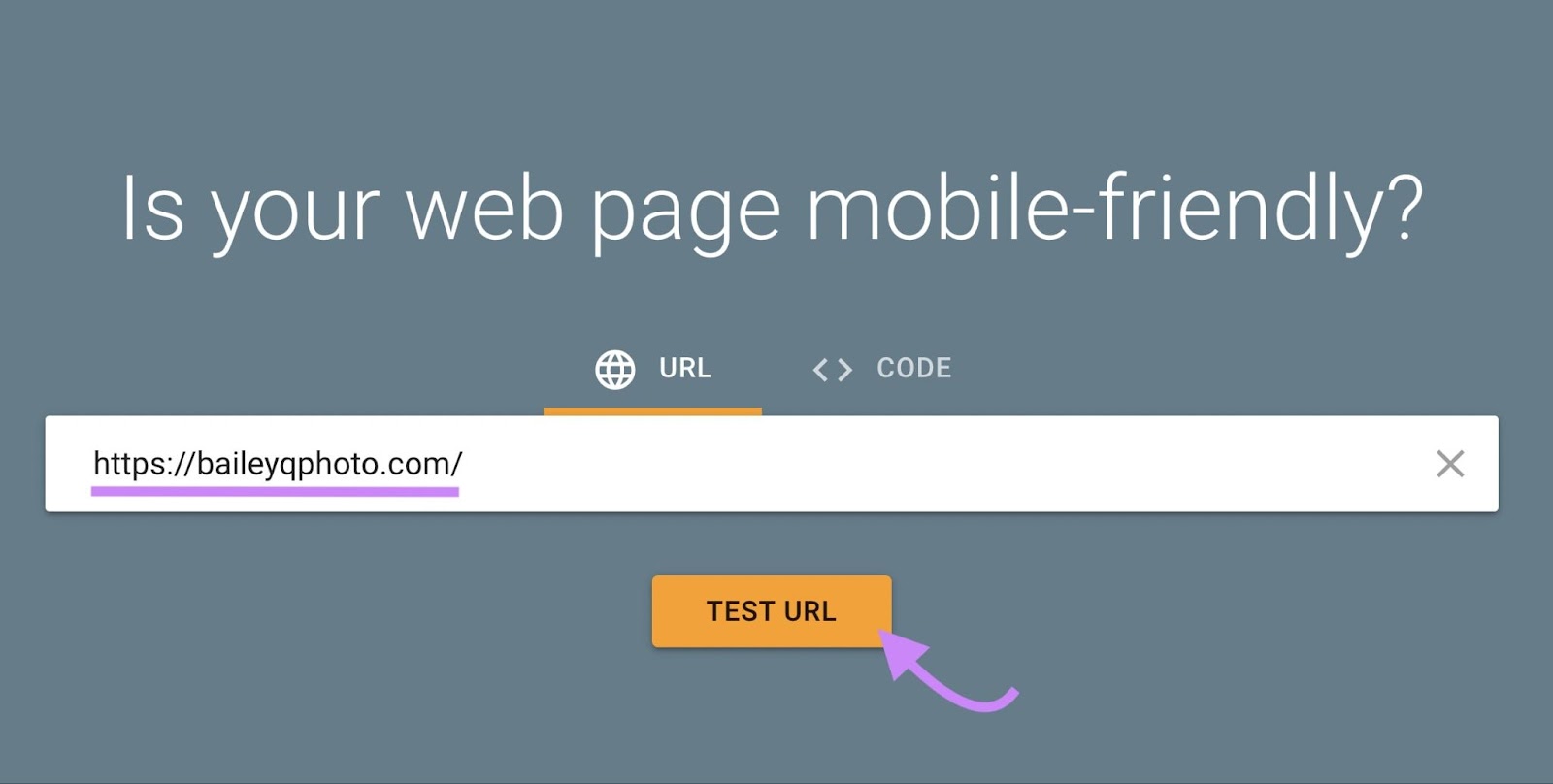 Google’s Mobile-Friendly Test tool